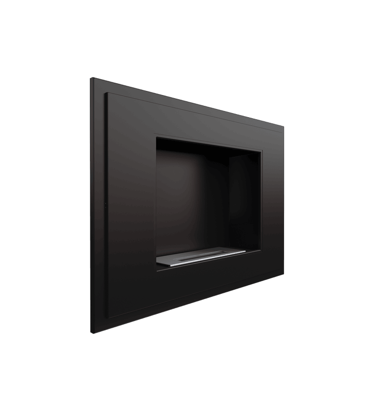 Chimenea Bioetanol de Pared ALPHA TÜV negro