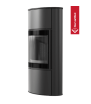 Estufa de leña de acero KRATKI BJORN/W 10 kW Ø 150 revestimiento thermotec negro