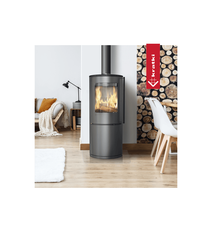 Estufa de leña de acero PICARD Ø 150 9 kW