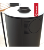 Estufa de leña de acero PICARD Ø 150 9 kW