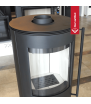 Estufa de leña de acero PICARD Ø 150 9 kW