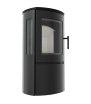Σόμπα ξύλου KRATKI FALCON VIEW από χάλυβα Ø 150 10 kW