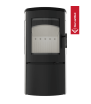 Σόμπα ξύλου KRATKI FALCON VIEW από χάλυβα Ø 150 10 kW