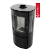 Estufa de leña de acero KRATKI FALCON VIEW Ø 150 10 kW