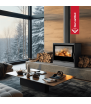 KRATKI KARI 80 Ø 180 12 kW Ξυλόσομπα Steel
