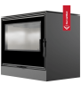 KRATKI KARI 80 Ø 180 12 kW Ξυλόσομπα Steel