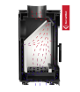 Estufa de leña de acero KRATKI VEGA Ø 130 6 kW