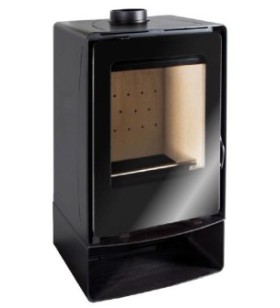 Estufa con cristal serigrafiado y air control
