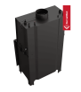 Chimenea de agua de leña KRATKI AQUARIO A 18 kW Ø 200 doble cara