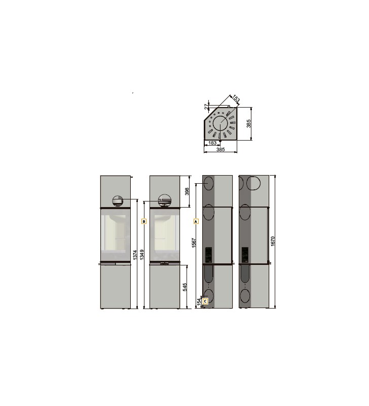 Plano de medidas Scan 80-4 High Top