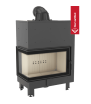 Τζάκι ξύλου KRATKI MBO από χάλυβα, αριστερή πλευρά, 15 kW, Ø 200