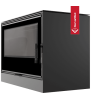 Poêle à bois KRATKI KARI 95 Ø 180 14 kW thermotec en acier noir