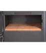 Horno con ladrillo refractario.