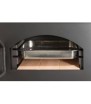Horno con ladrillo refractario y bandeja de acero inoxidable de 325x365x60mm.