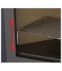 Incluye parrilla de asados desmontable de 300x300 mm y regulable en varias alturas.