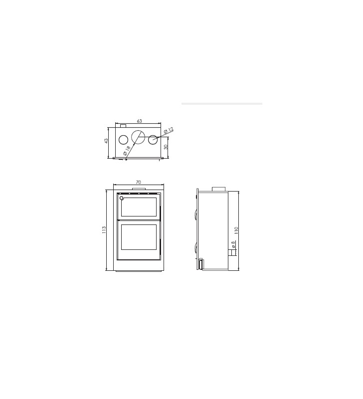 Plano de medidas Carbel Atlas Insertable