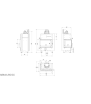 Chimenea de leña de acero KRATKI MBM izquierda 10 kW Ø 200 vidrio doblado