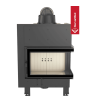 Chimenea de leña de acero KRATKI MBM derecha 10 kW Ø 200 vidrio doblado