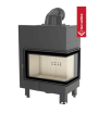 KRATKI MBM Stahl-Holzofen, rechts, 10 kW, Ø 200, gebogenes Glas