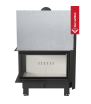 Τζάκι KRATKI MBO, αριστερή πλευρά, 15 kW, Ø 200, αναδιπλούμενη πόρτα, κυρτό γυαλί
