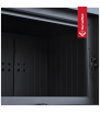 Chimenea KRATKI MBO izquierda 15 kW Ø 200 puerta elevable vidrio doblado