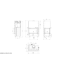 Chimenea KRATKI MBO izquierda 15 kW Ø 200 puerta elevable vidrio doblado