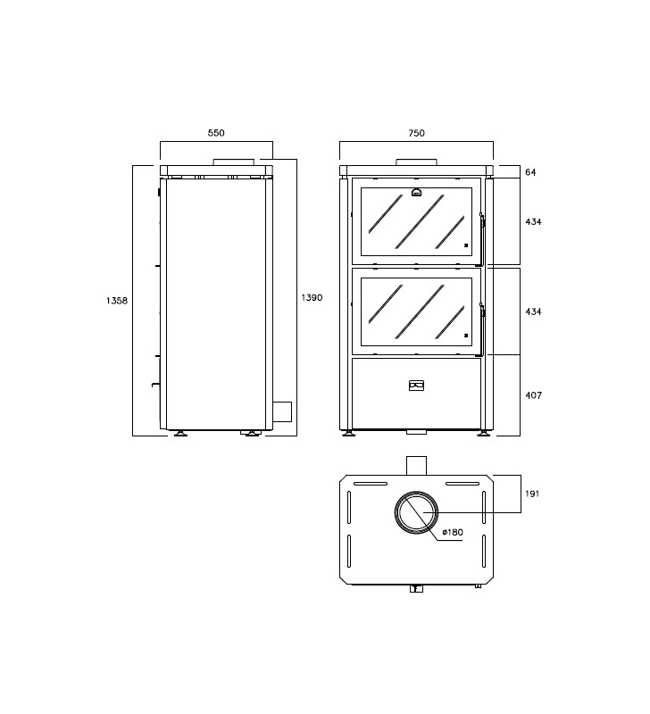Plano de medidas Rocal Hebar