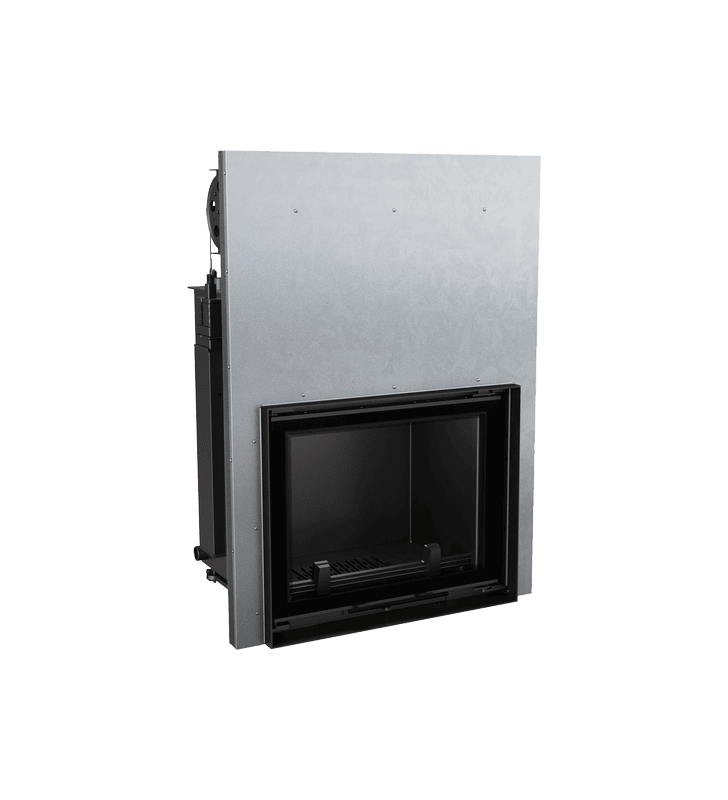 Chimenea de agua de leña KRATKI AMELIA 15 kW Ø 220 puerta elevable