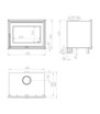 Plano de medidas Denia Stoves DF-70
