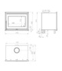 Plano de medidas Denia Stoves DF-80
