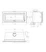 Plano de medidas Denia Stoves DF-100