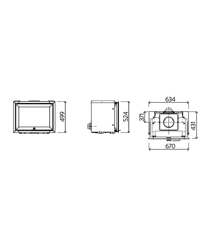 Plano de medidas Jotul I520 F
