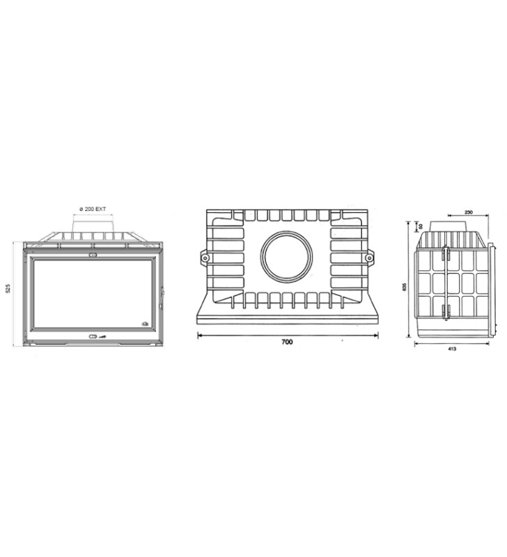 Plano de medidas Lacunza RE-700