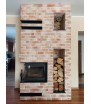 Chimenea de leña de hierro fundido KRATKI SIMPLE izquierda 8 kW Ø 200