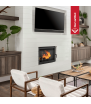 Chimenea de leña de hierro fundido KRATKI MAJA 8 kW Ø 200
