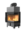 Cheminée à bois en acier KRATKI FLOKI S, côté droit, 8 kW Ø 160