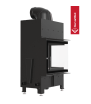 Chimenea de leña de acero KRATKI FLOKI S derecho 8 kW Ø 160