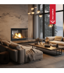 Chimenea de leña de acero KRATKI FLOKI M derecho 10 kW Ø 200
