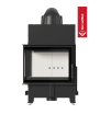 Chimenea de leña de acero KRATKI FLOKI S izquierdo 8 kW Ø 160