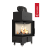 KRATKI FLOKI S stalen houtkachel, linkerzijde, 8 kW, Ø 160