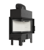 Chimenea de leña de acero KRATKI FLOKI M izquierdo 10 kW Ø 200