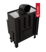 Chimenea de leña de acero KRATKI FLOKI M izquierdo 10 kW Ø 200