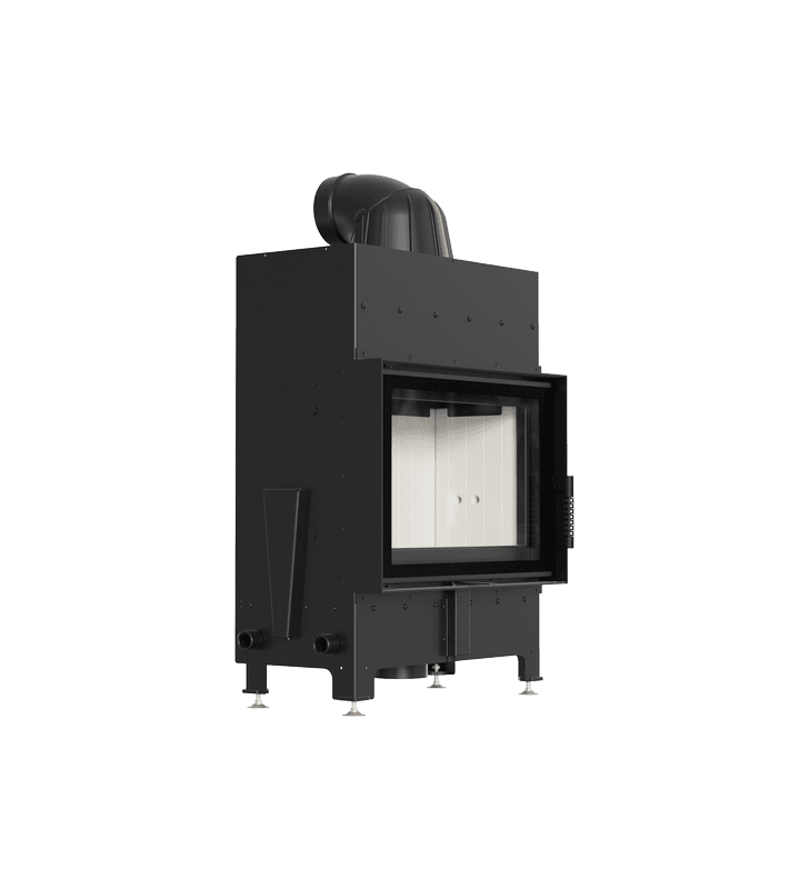 Chimenea de leña de acero KRATKI FLOKI S 8 kW Ø 160
