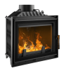 Τζάκι ξύλου KRATKI ANTEK DECO 10 kW Ø 180 από χυτοσίδηρο