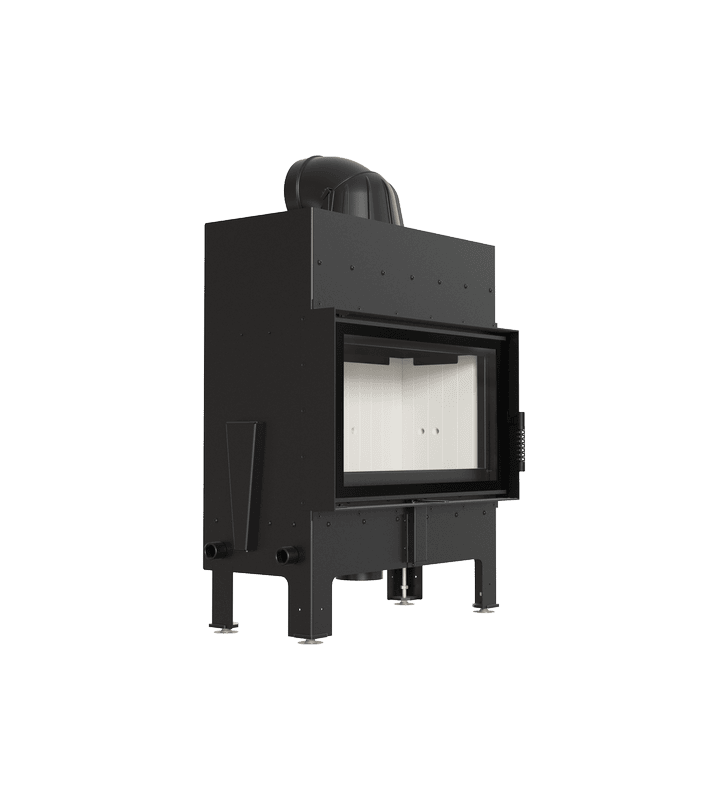 Chimenea de leña de acero KRATKI FLOKI M 10 kW Ø 200