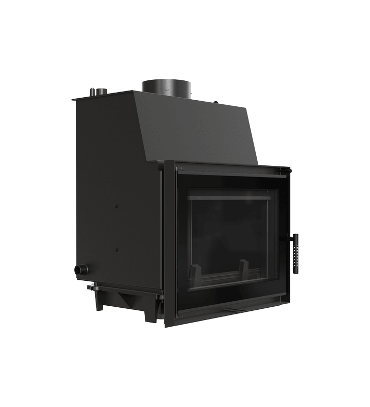 Chimenea de agua de leña KRATKI ZOSIA DECO 14 kW Ø 200