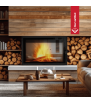 Chimenea de agua de leña KRATKI LUCY 16 kW Ø 200
