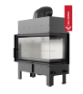 KRATKI FLOKI L right steel wood-burning fireplace 12 kW Ø 200