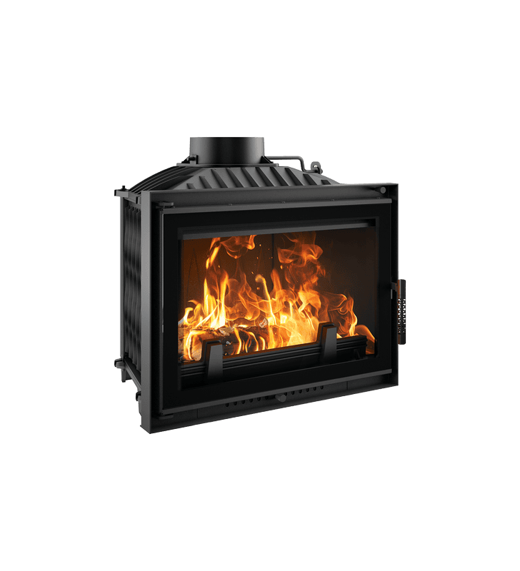 KRATKI WIKTOR DECO 14 kW Ø 200 Caminetto a legna in ghisa