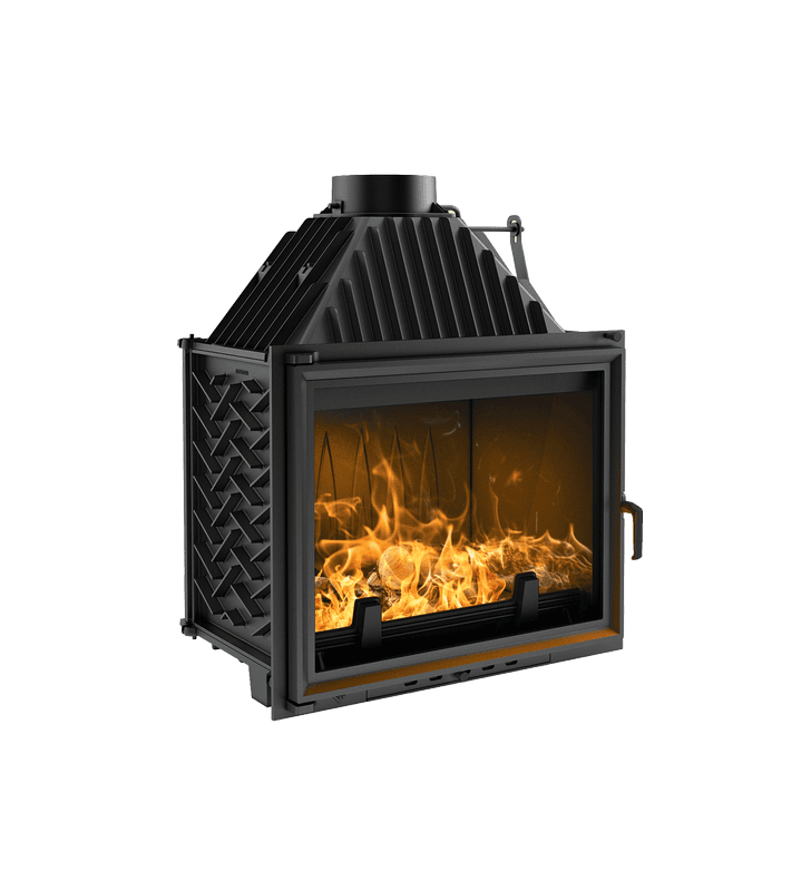 Chimenea de leña de hierro fundido KRATKI AMELIA 21 kW Ø 200